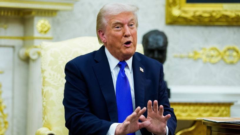 Donald Trump recently softened his stance on China 